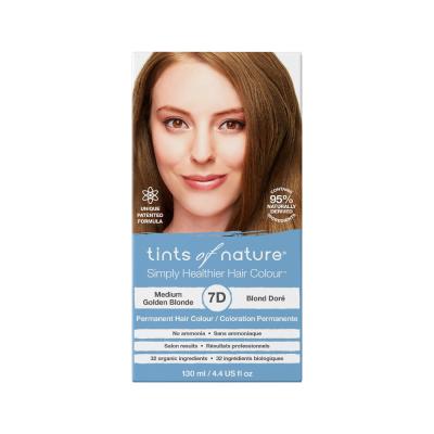 Tints of Nature Permanent Hair Colour 7D (Medium Golden Blonde)